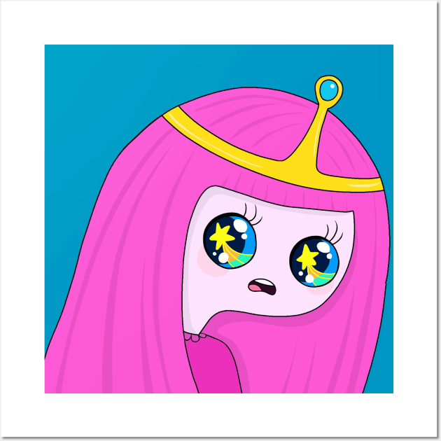 Princess Bubblegum Wall Art by valentinahramov